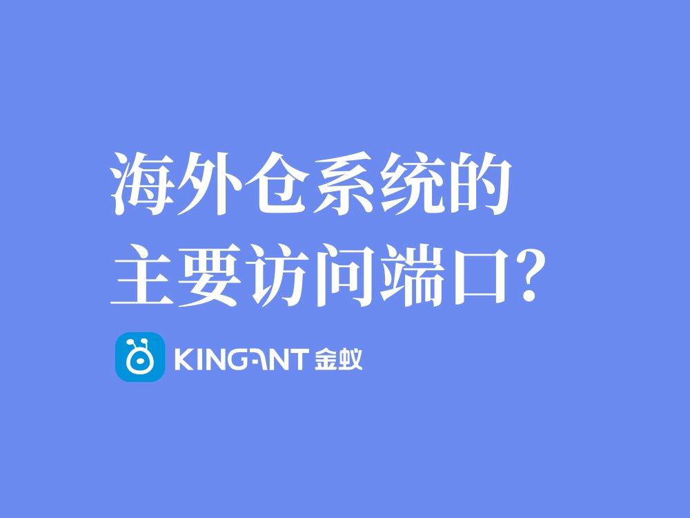 海外倉系統的主要訪問端口